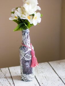 DIY Graduation Vase Craft