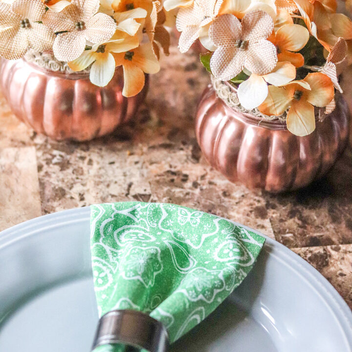DIY Dollar Tree Fall Floral Centerpiece for Thanksgiving