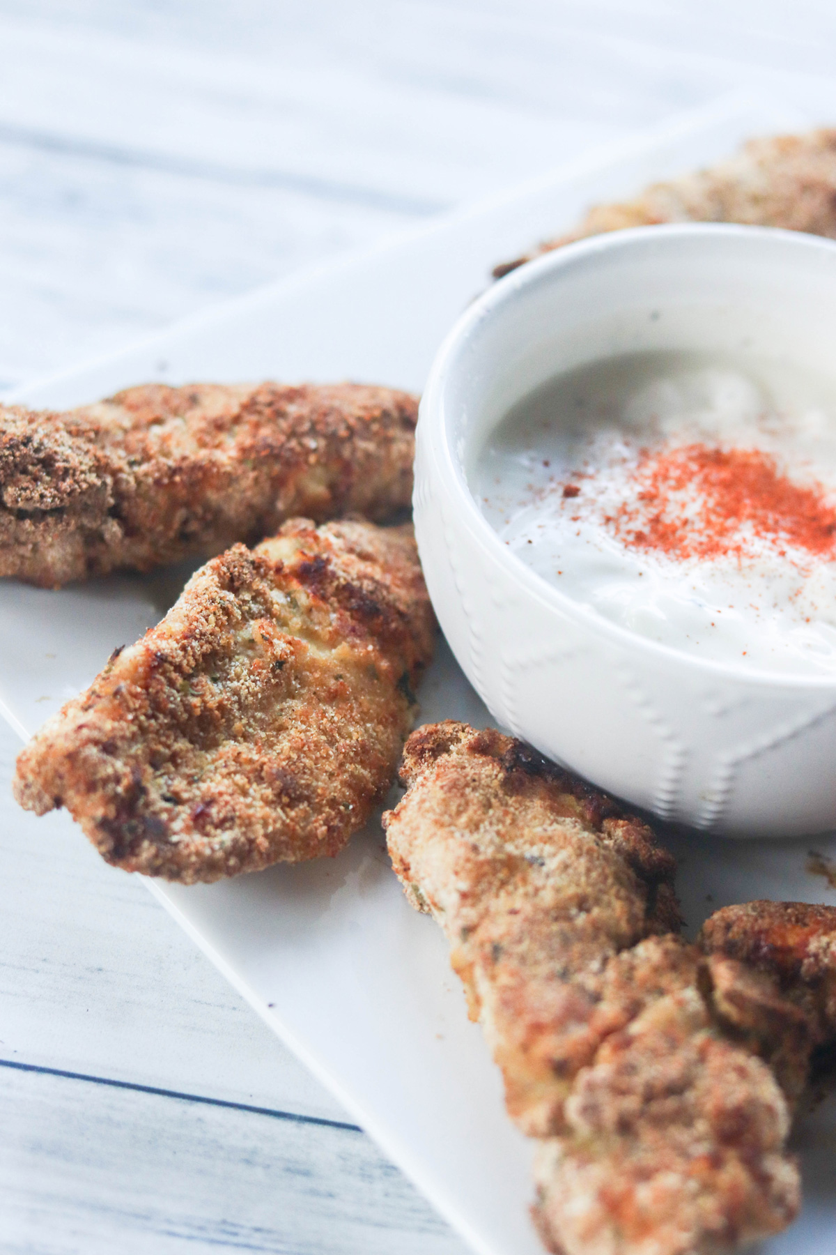 Air Fryer Chicken Fingers and Dip