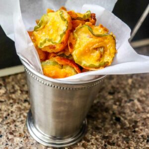 Tater Tot Oven Fried Pickle Chips Featured Image