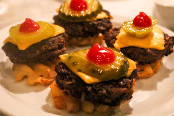 mini Burgers and Fries