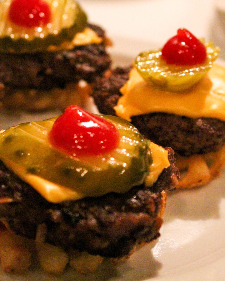 mini Burgers and Fries