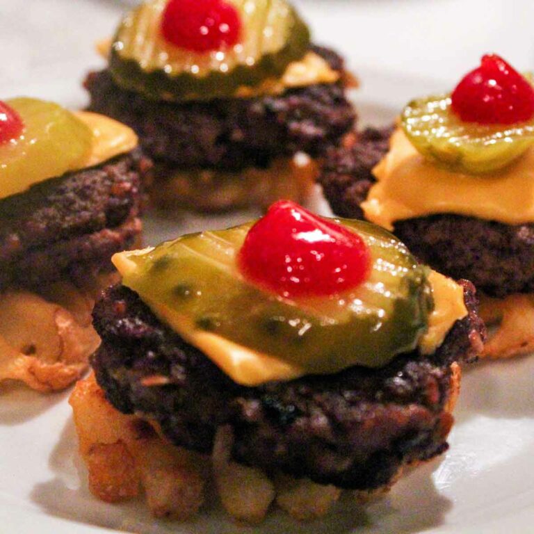 Mini Burgers and Fries