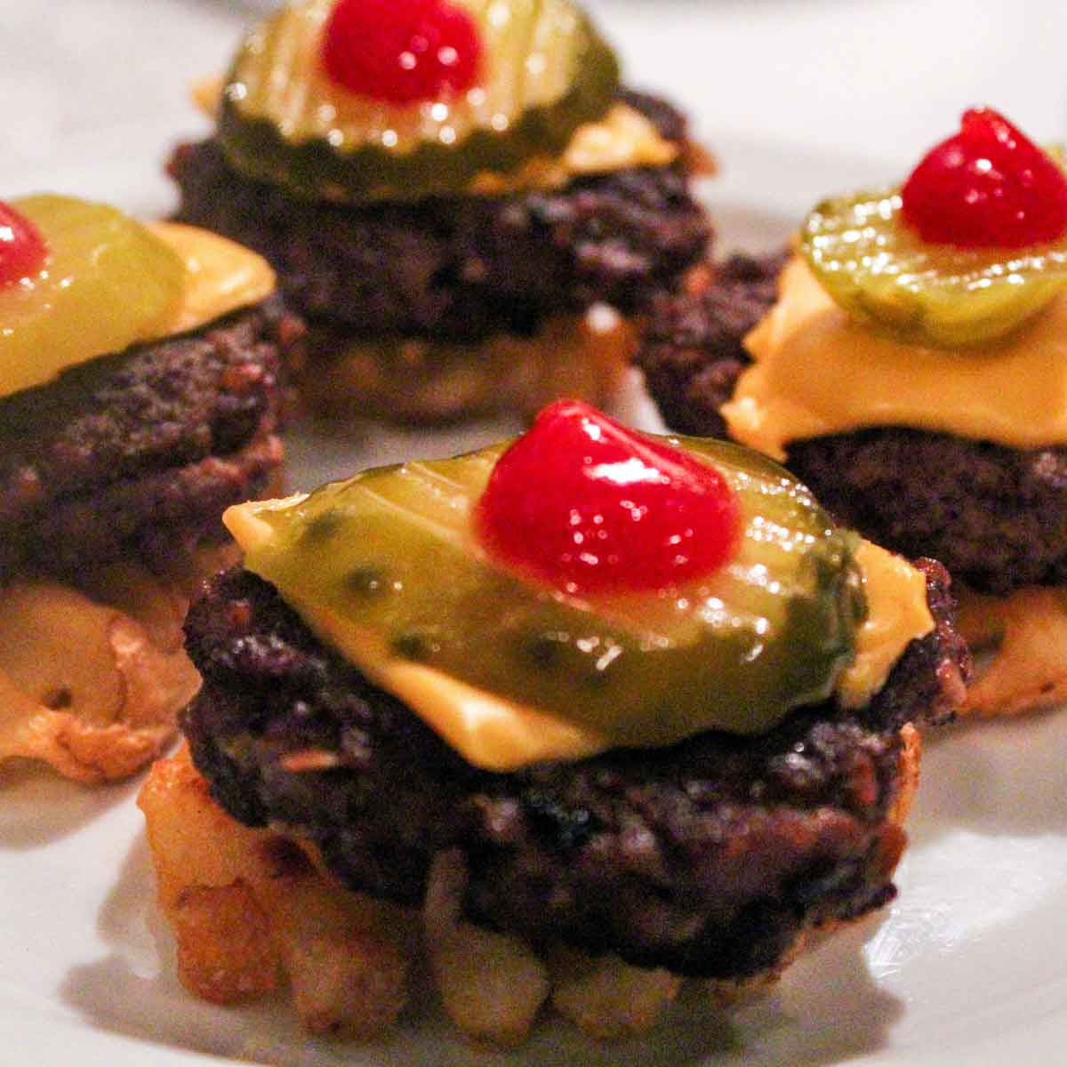 Mini Burgers and Fries